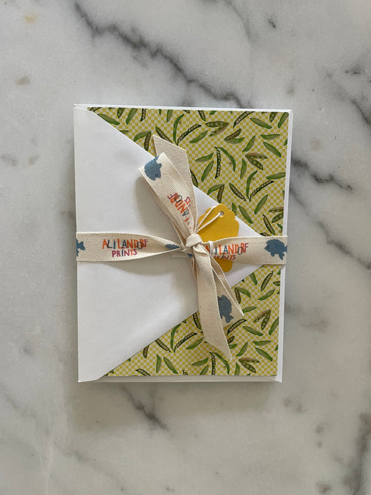 Sugar Snap Pea Printed Notecards